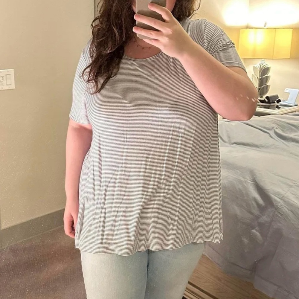 Old Navy Women's Short Sleeve Striped Tee